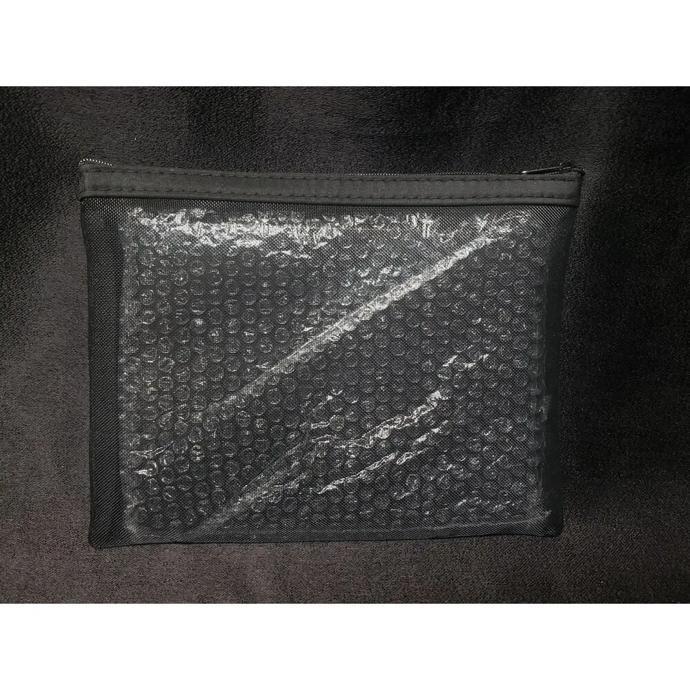 Mary Kay Portable Black Travel Makeup Pop Up Mirror & Zip Mesh Bag Set of 2 NEW
